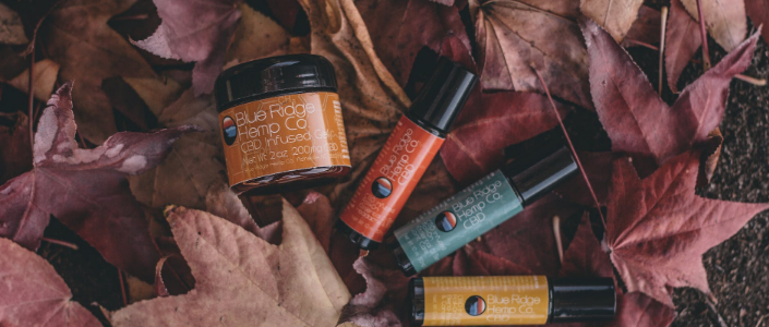 hemp product in containers